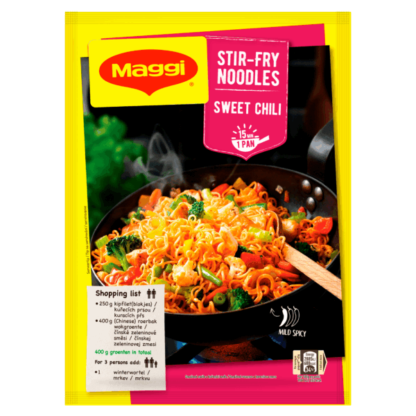 Maggi Roerbaknoedels Sweet Chili - PLUS