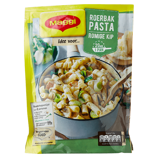 Maggi Roerbakpasta romige kip - PLUS