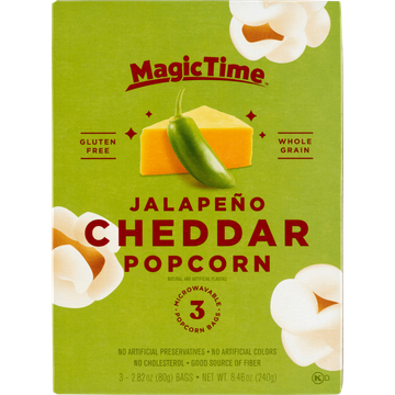 Magic Time Jalapeño Cheddar Popcorn - JUMBO