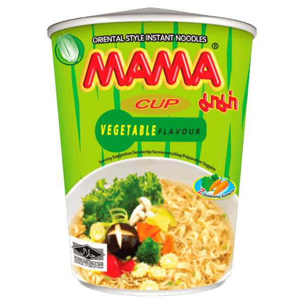 Mama Instant Cup Noedels Groente - PLUS