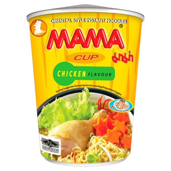 Mama Instant Cup Noedels Kip - PLUS