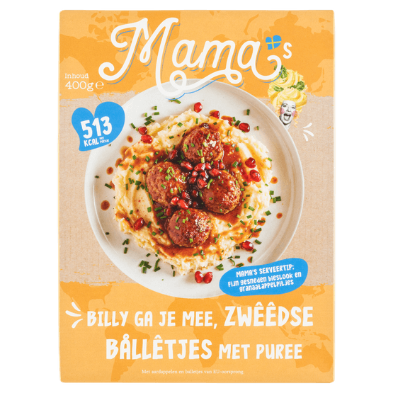 Mama's Puree met zweedse balletjes - Dirk