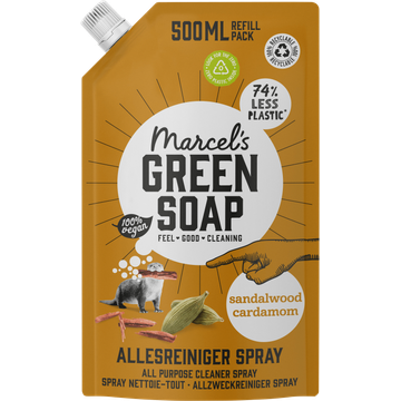 Marcel's Green Soap Allesreiniger Spray Sandalwood Cardamom Refill Pack - JUMBO