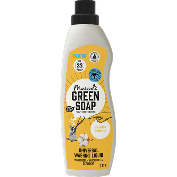 Marcel's Green Soap universeel wasmiddel Vanille & Katoen - JUMBO