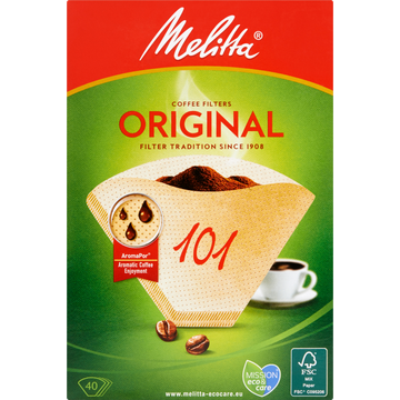 Melitta Filterzakjes Original 101 40 Stuks - JUMBO