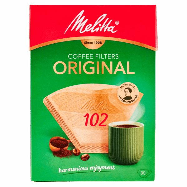 Melitta Koffiefilter original 102 bruin - PLUS