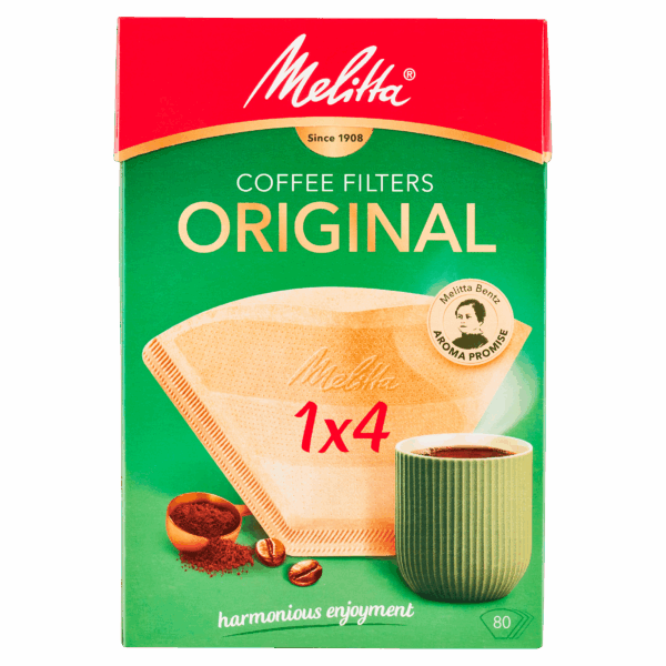 Melitta Koffiefilters original 1x4 bruin - PLUS