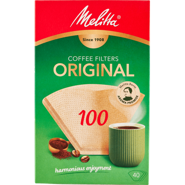 Melitta Original Koffiefilters 100 Bruin - JUMBO