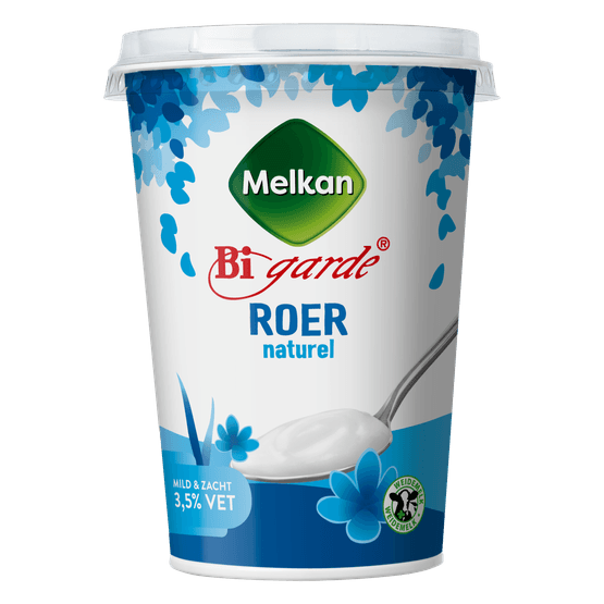 Melkan Bigarde roeryoghurt naturel - Dirk