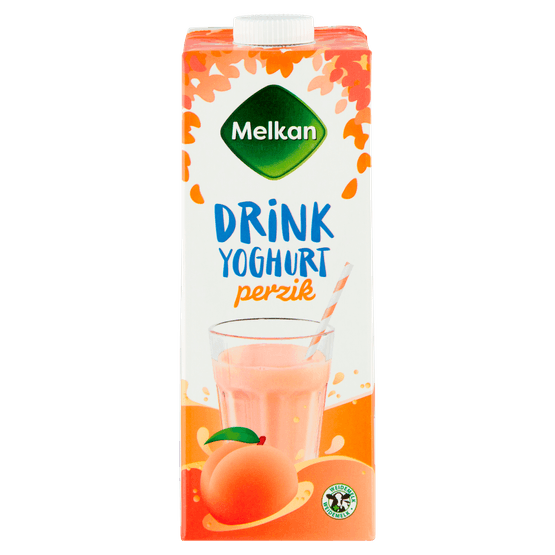 Melkan Drinkyoghurt perzik - Dirk