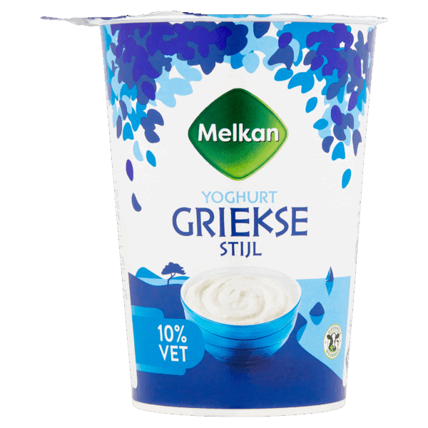 Melkan Griekse stijl yoghurt 10% vet - PLUS