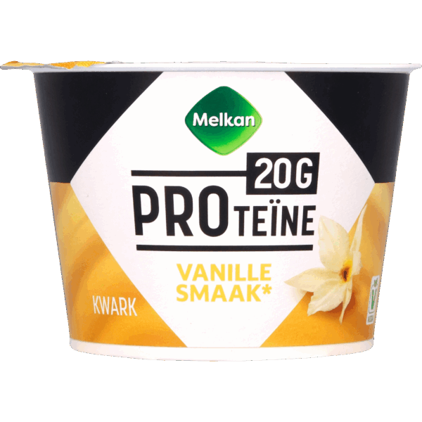 Melkan High Protein kwark vanille - PLUS