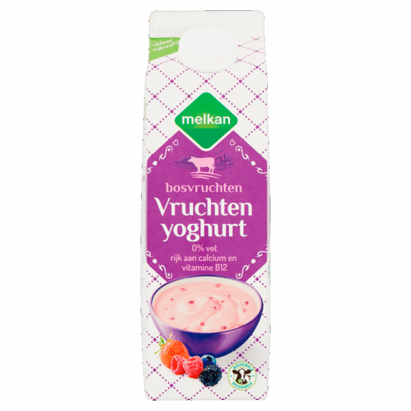 Melkan Magere vruchtenyoghurt bosvruchten - PLUS