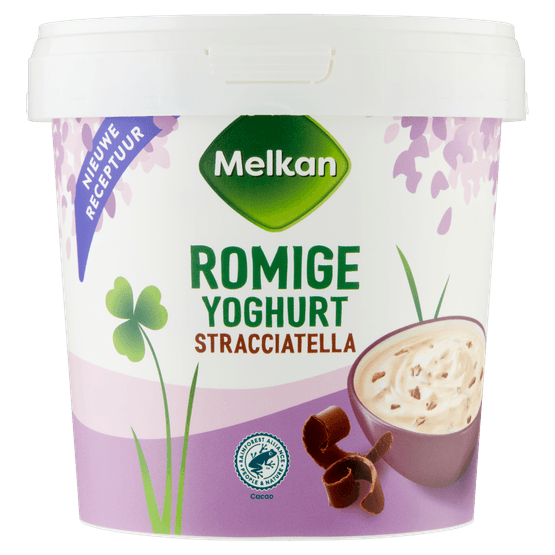 Melkan Romige yoghurt stracciatella - Dirk