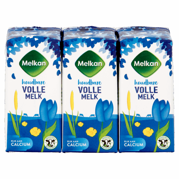 Melkan Volle Melk 6x200ml - PLUS