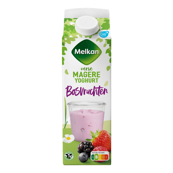 Melkan Vruchtenyoghurt bosvruchten - Dirk