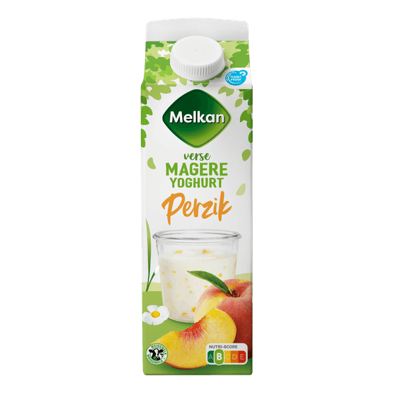 Melkan Vruchtenyoghurt perzik - Dirk