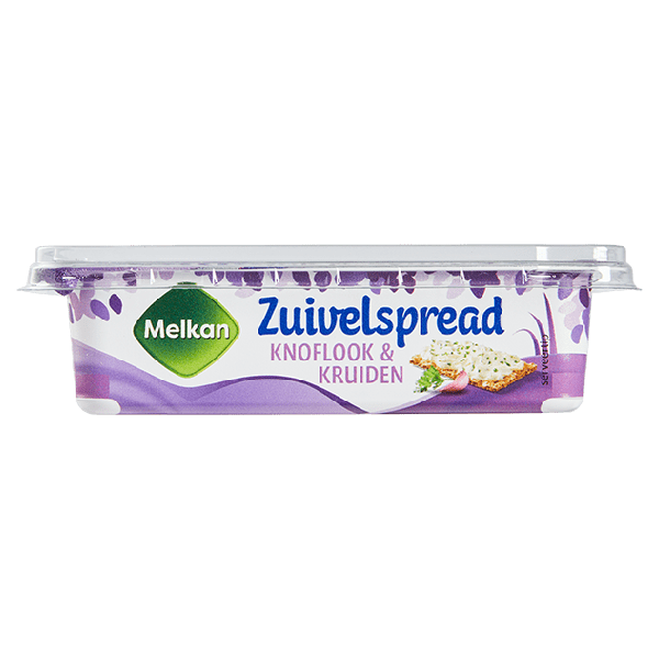 Melkan Zuivelspread Knoflook & Kruiden - PLUS