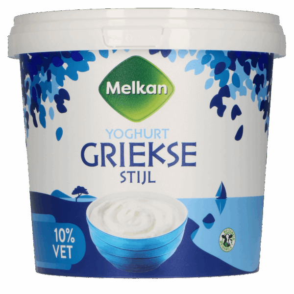 Melkan yoghurt Griekse stijl 10% - PLUS