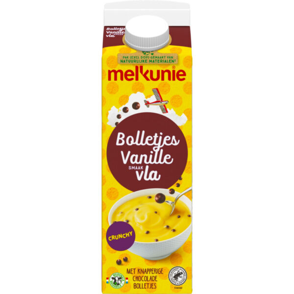 Melkunie Bolletjesvla met Vanillesmaak - Albert Heijn