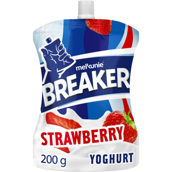 Melkunie Breaker Aardbei Yoghurt - Albert Heijn