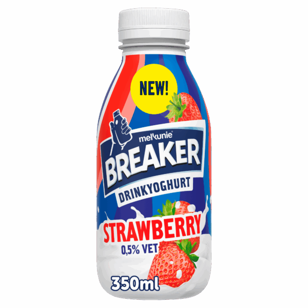 Melkunie Breaker Drink aardbei - PLUS