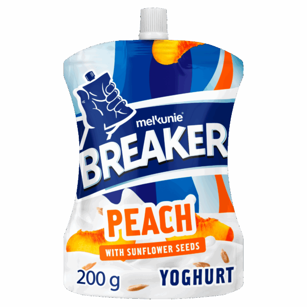 Melkunie Breaker Perzik Zonnebloempit Yoghurt - PLUS