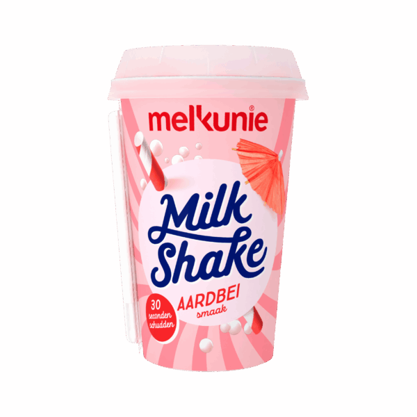 Melkunie Milkshake aardbei - PLUS