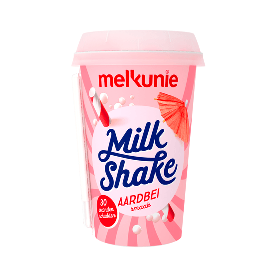 Melkunie Milkshake aardbei - Dirk