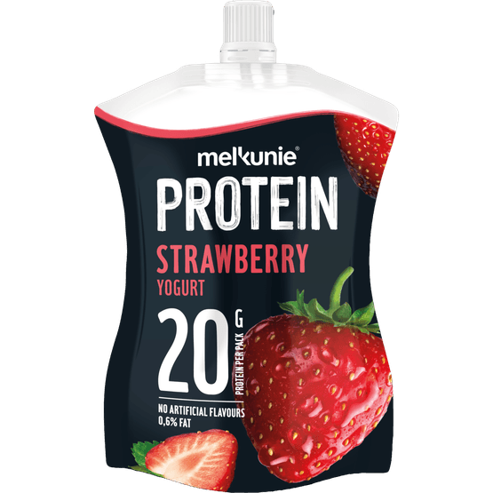 Melkunie Protein kwark aardbei - Dirk