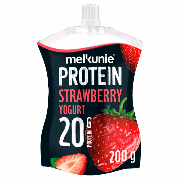Melkunie Protein yoghurt aardbei - PLUS