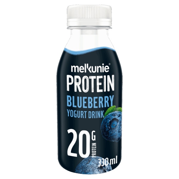 Melkunie Protein yoghurt drink bosbes - PLUS