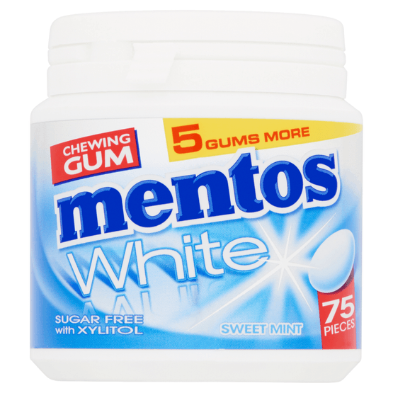 Mentos Gum white sweetmint - Dirk
