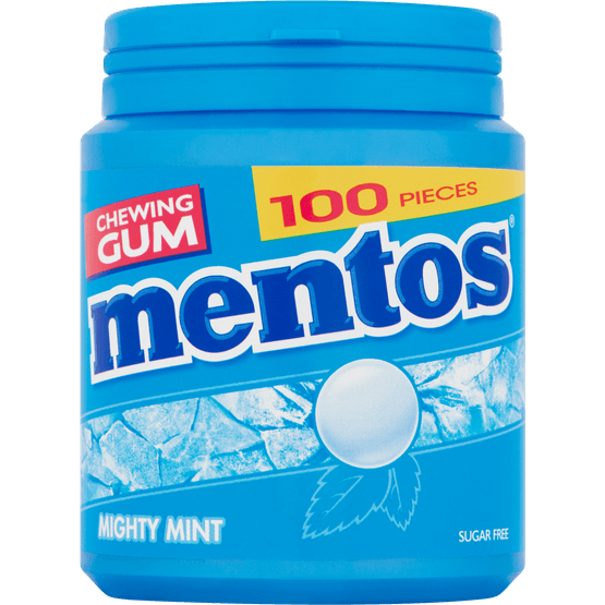 Mentos Kauwgom mighty mint XL 100 stuks - Dirk