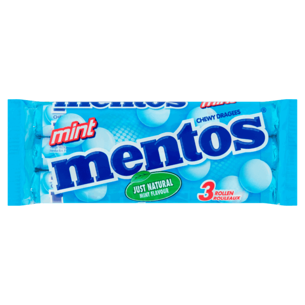 Mentos Mint 3-pack - PLUS