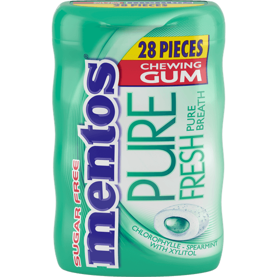 Mentos Pure fresh spearmint 28 stuks - Dirk