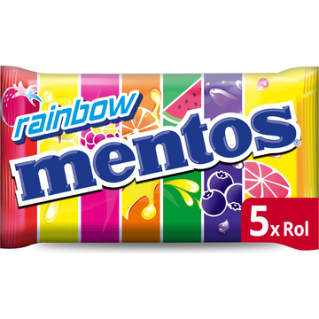 Mentos Rainbow Vegan 5-pack - JUMBO