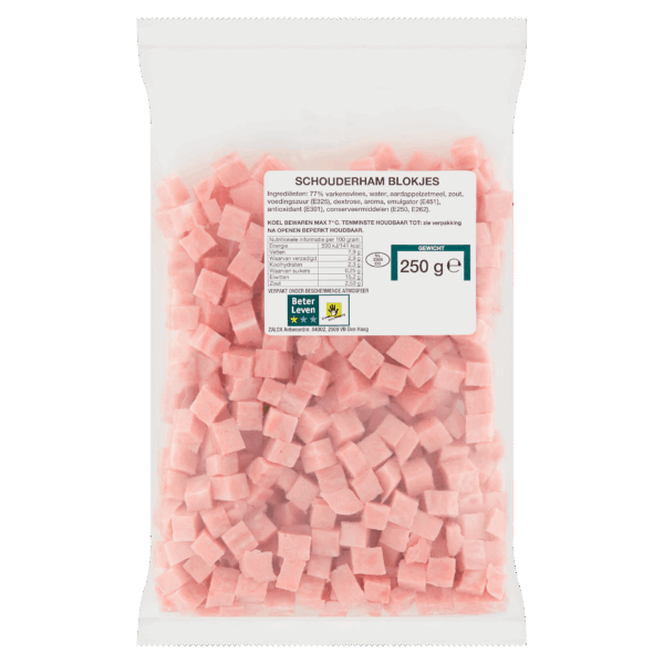 Merkloos Schouderhamblokjes - PLUS