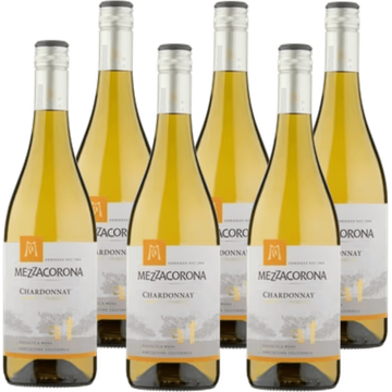 Mezzacorona - Chardonnay - 6 x 750 ML - zonder doos - JUMBO