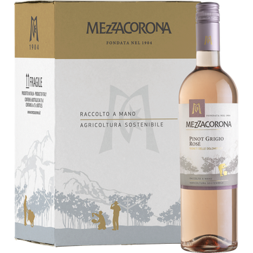 Mezzacorona - Pinot Grigio Rosé - 6 x 750 ML - JUMBO