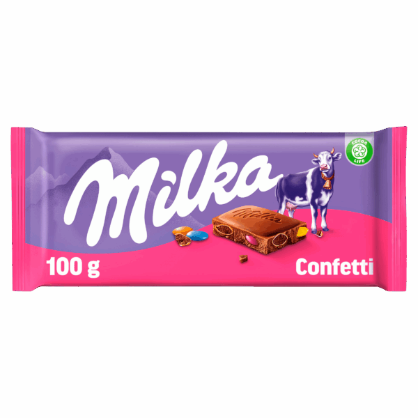 Milka Chocoladereep Confetti - PLUS