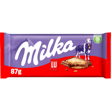 Milka LU Chocoladereep - de klassieke krokante LU Petit Beurre koekjes - JUMBO