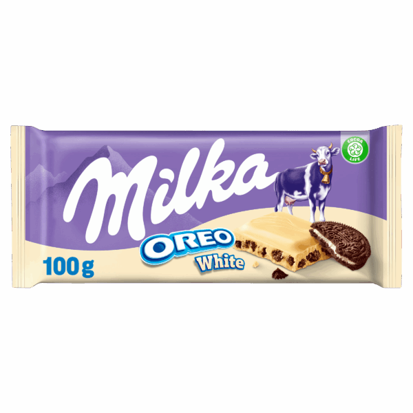 Milka Oreo White Chocoladereep Wit - PLUS