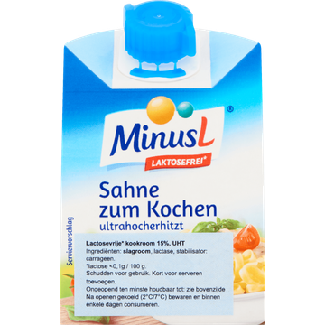MinusL Lactosevrije Kookroom - JUMBO