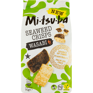 Mitsuba Seaweed Crisps Wasabi - JUMBO