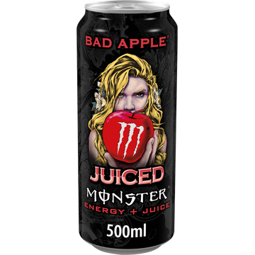 Monster Bad Apple Juiced Energy + Juice Drank - JUMBO