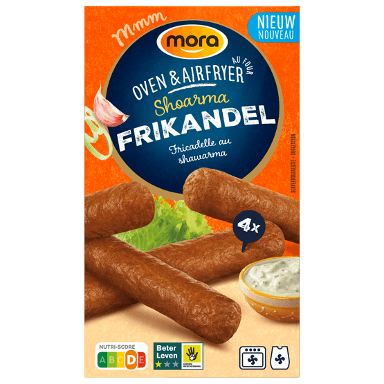 Mora Frikandel shoarma oven & airfryer 4 st. - Dirk