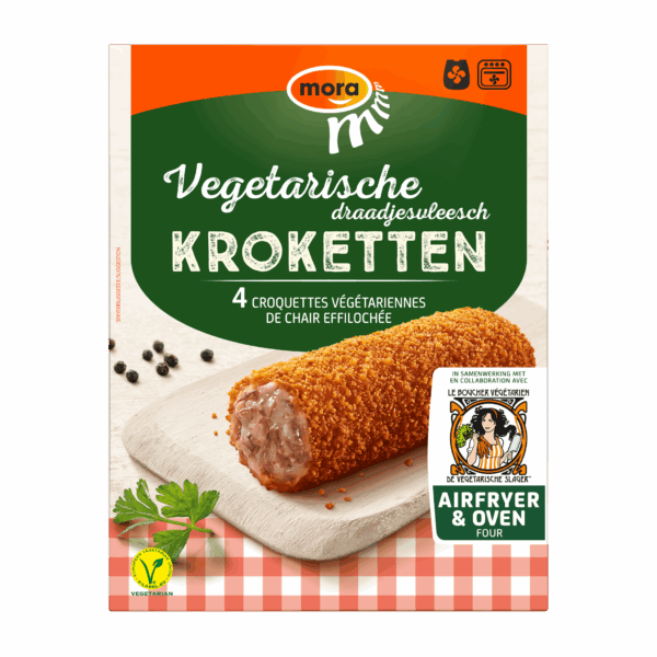 Mora Kroketten Vegetarische Draadjesvleesch - PLUS