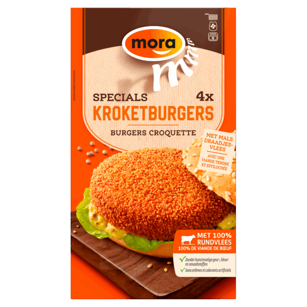 Mora Specials Kroketburgers - PLUS