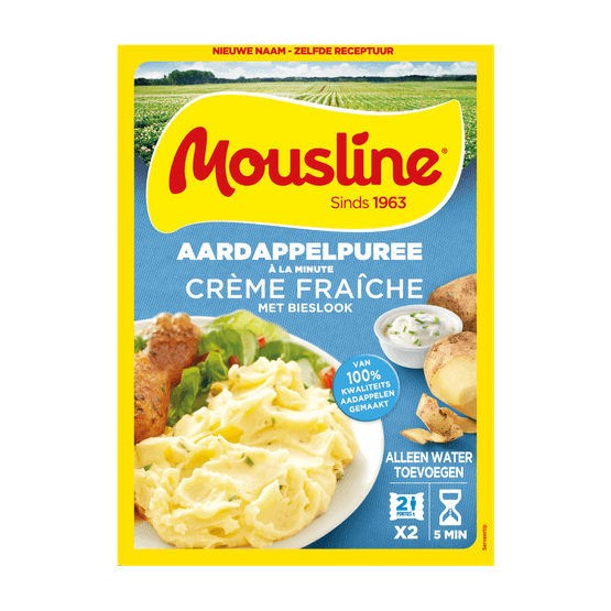 Mousline Puree a la minute creme fraiche - Dirk